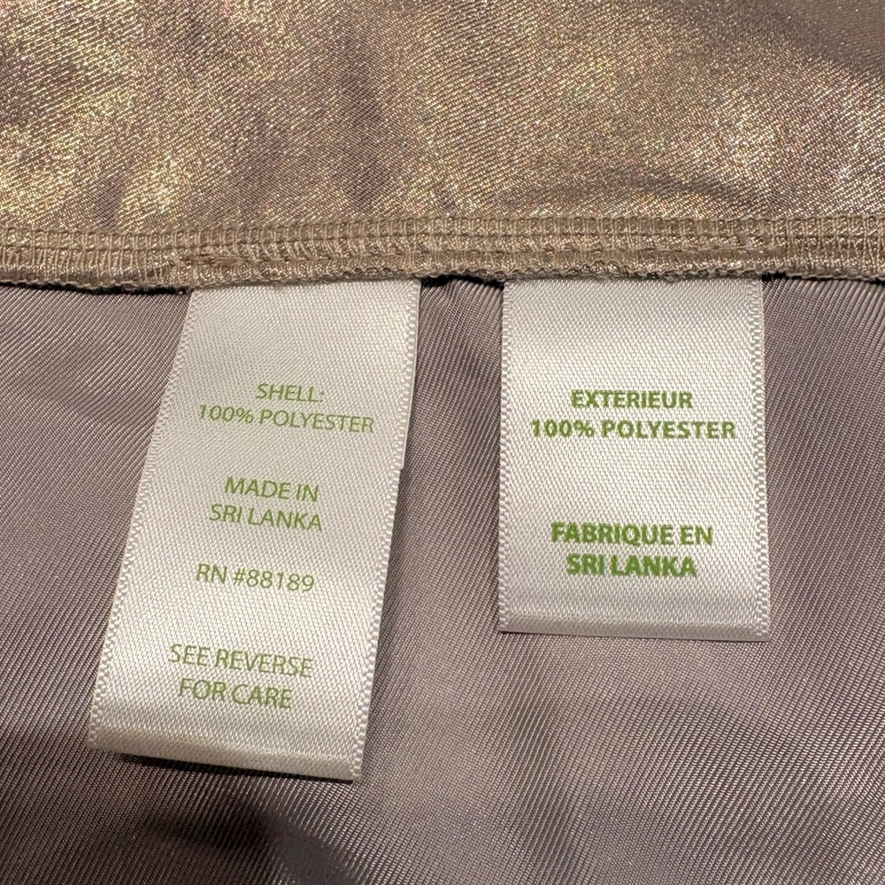 Lilly Pulitzer Margo Cropped Pants gold metallic - Picture 6 of 6